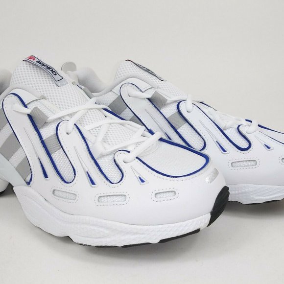 Adidas Mens EQT Gazelle EE4806 White Blue Sneakers - Picture 7 of 8